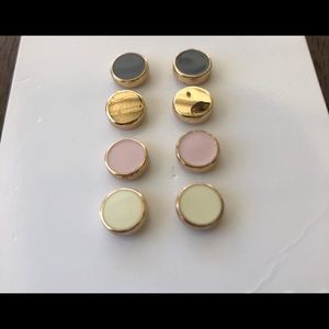 NWT assorted stud earrings & one pair hoops